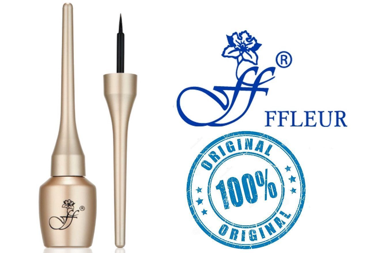 Подводка для глаз Ffleur E94 твердая кисточка Флер
