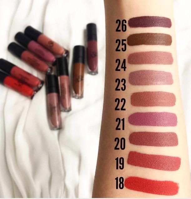 Жидкая помада для губ Golden Rose №14 Longstay liquid matte Голден роуз матовая