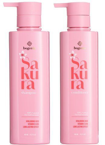 Набір для догляду за волоссям Bogenia Sakura (Шампунь Кондиціонер)