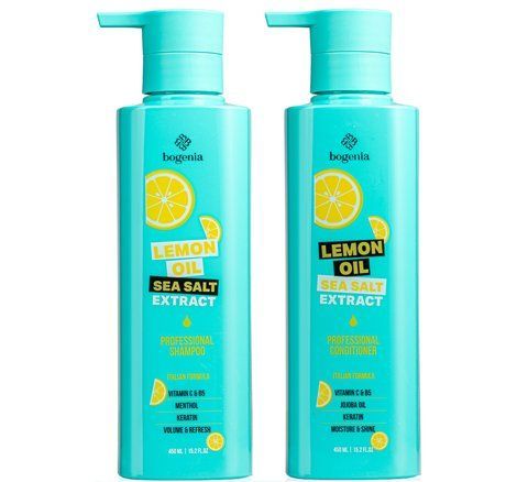 Набір для догляду за волоссям Bogenia Lemon Oil (Шампунь Кондиціонер)