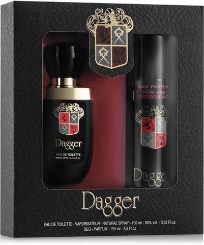 Набір для чоловіків Dagger Dina cosmetics (туалетна вода 100мл. дезодорант 150мл.) Даггер