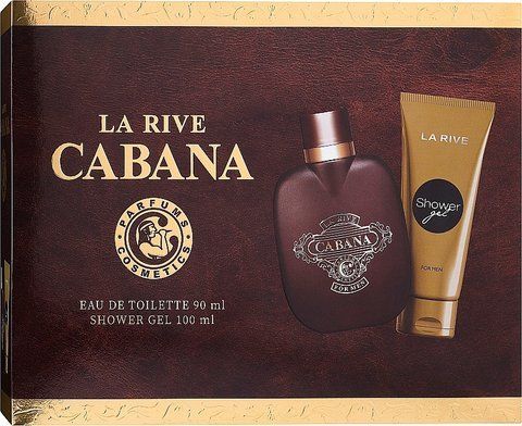 Набір для чоловіків Cabana La Rive (туалетна вода 90мл. гель для душу 100мл.)