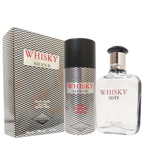 Набір для чоловіків Whisky Silver Туалетна вода чоловіча 100 мл Дезодорант 150 мл