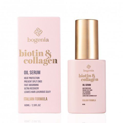Сироватка-олія для волосся Bogenia Biotin & Collagen Oil Serum 60 мл