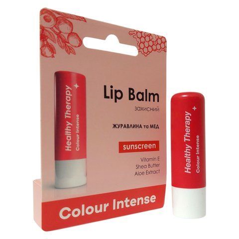 Гігієнічний бальзам для губ Журавлина та мед захисний Colour Intense