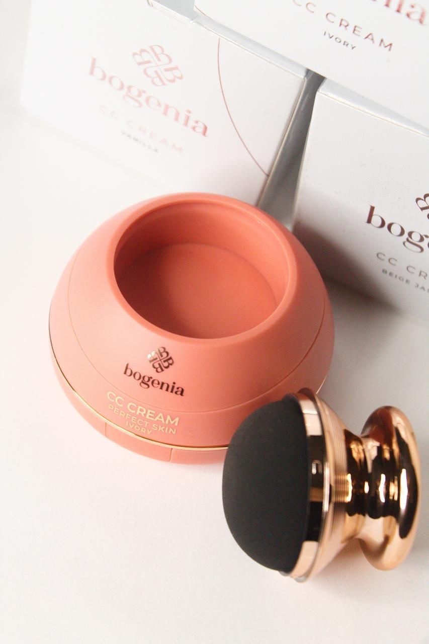 Тональный крем CC Bogenia Velvet тон Vanilla Кушон Ванильний