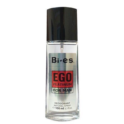 Bi-es Ego Platinum 100мл. Парфумований Дезодорант-спрей чоловічий Бі ес Его платинум