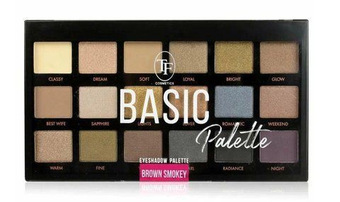 Набір тіней для повік 18 шт. Basic Triumph Brown Smokey Палетка TF