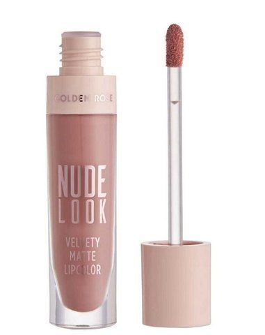 Рідка помада Golden Rose Nude look velvety №3 Голден Роуз